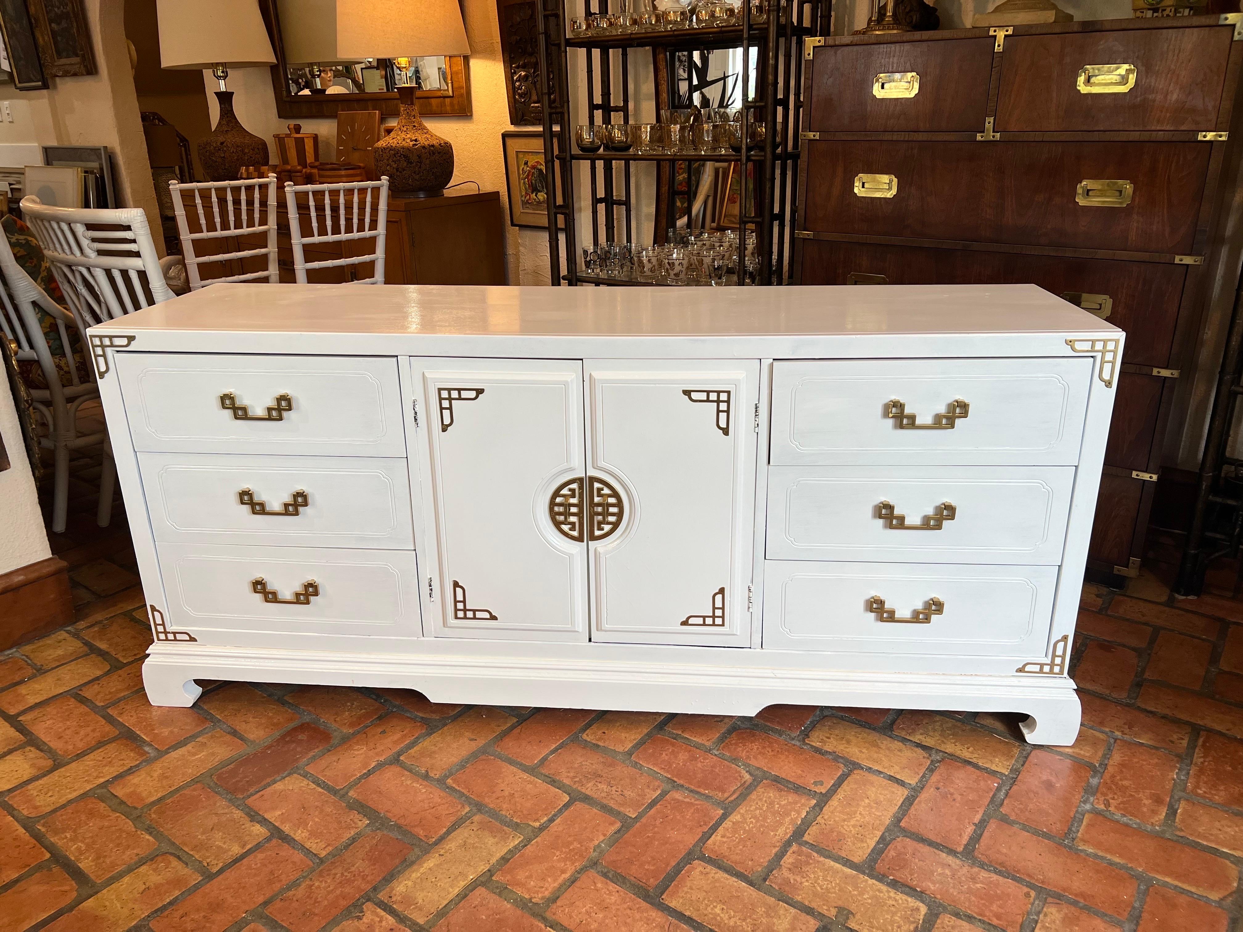 American White Mid-Century Modern Dresser or Credenza For Sale