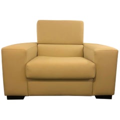 White Mid-Century Modern Sofa and Ottoman