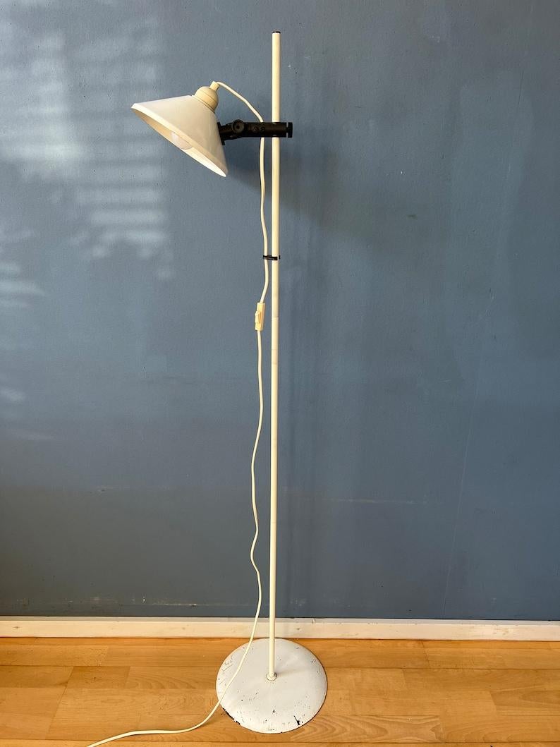 White Mid Century Space Age Woja Floor Lamp For Sale 1