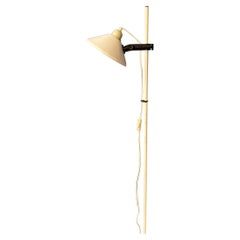White Mid Century Space Age Woja Floor Lamp