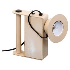White 'Minibox' Table Lamp, Gae Aulenti & Piero Castiglioni for Stilnovo, 1980s