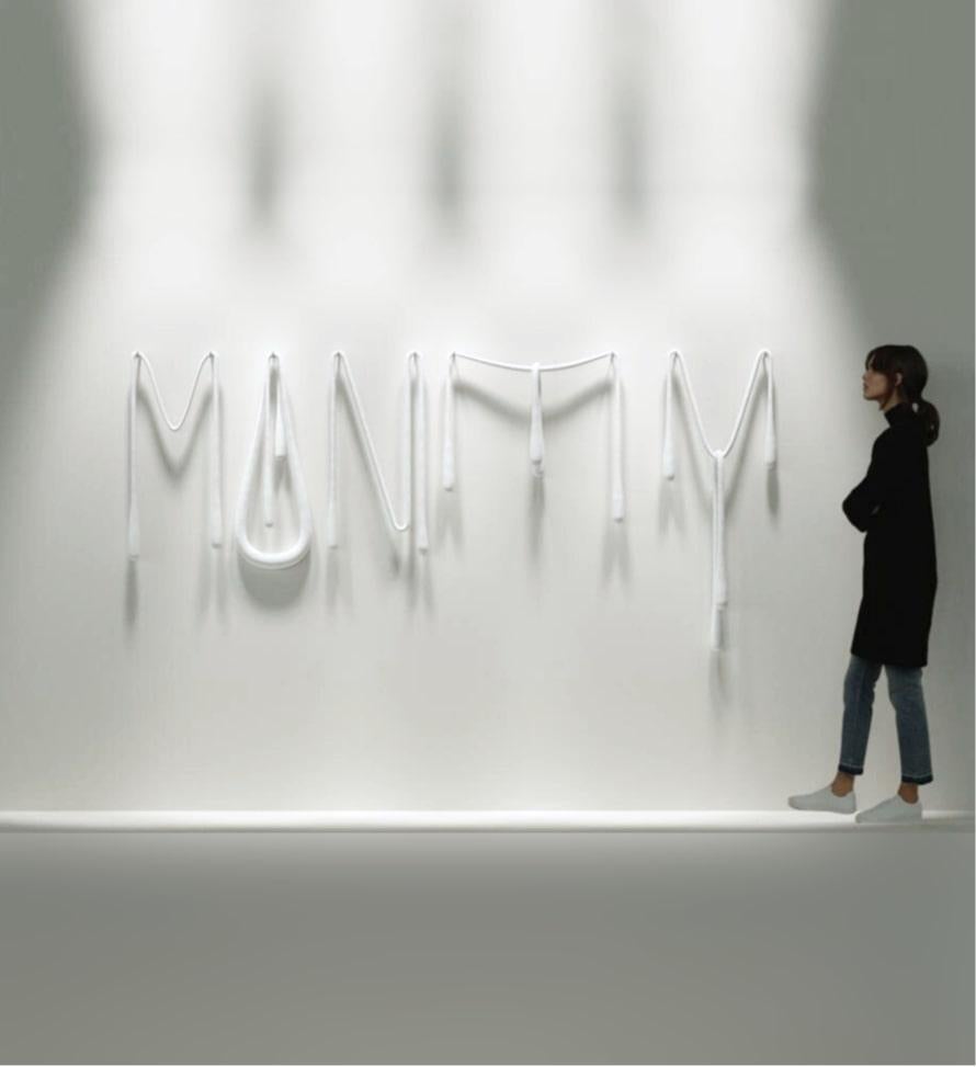 Olga Engel is known for her signature emotion driven design and ability to capture emotions and memories in objects. LOVE Letter sculpture made of metal base, acryl and marble powder.

Olga Engel is a successful product and interior designer, who