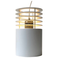 Lámpara colgante blanca minimalista Hydra 1 de Jo Hammerborg para Fog and Morup, años 70