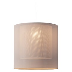 Lampe pendante Moaré Xl blanche d'Antoni Arola