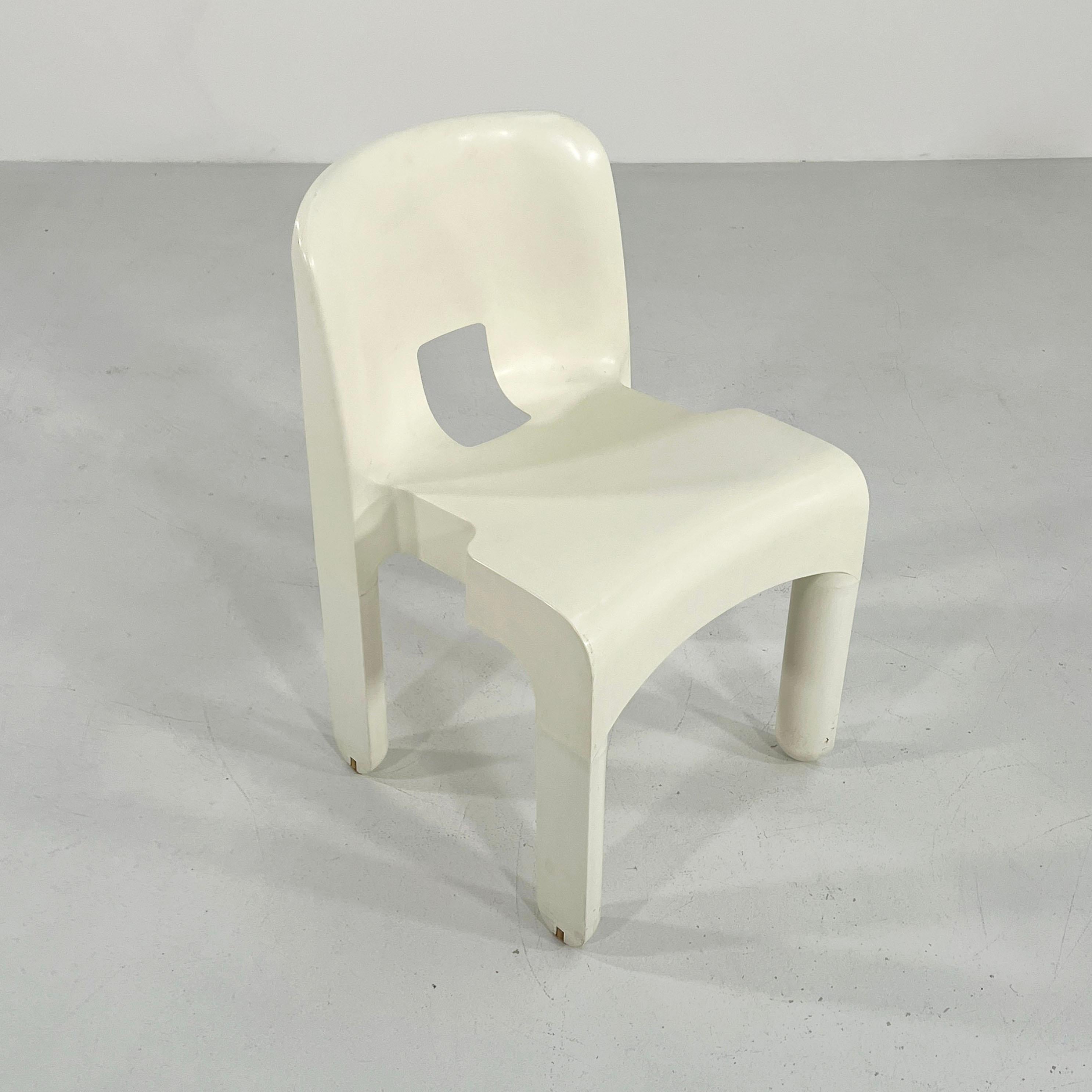 White Model 4867 Universale Chair by Joe Colombo for Kartell, 1970s
4 pieces available - Price is per piece
Designer - Joe Colombo
Producer - Kartell
Model - Universale Chair / Model 4867
Design Period - Seventies
Measurements - width 44 cm x
