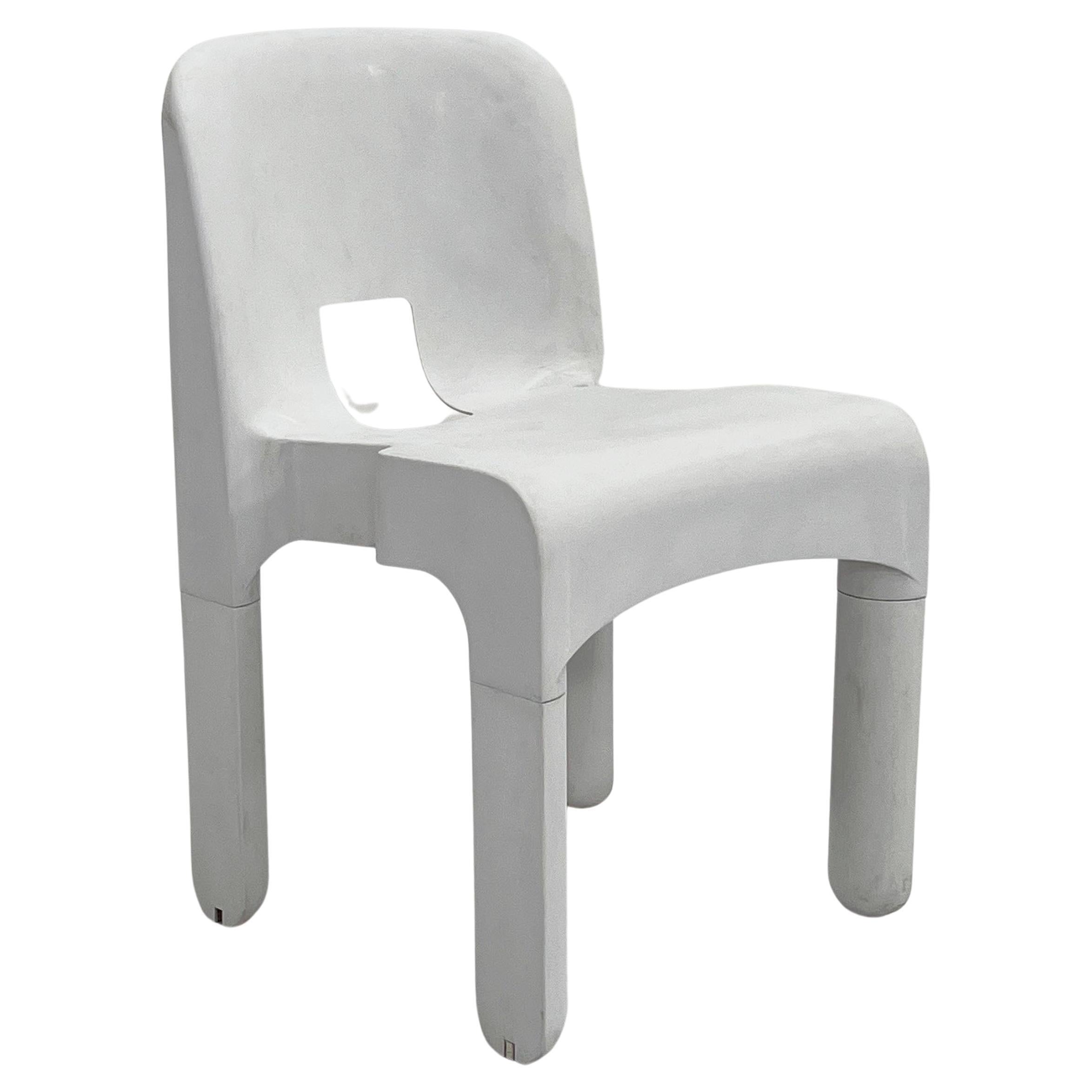 White Model 4867 Universale Chair by Joe Colombo for Kartell, 1970s