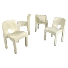 White Model 4867 Universale Chair by Joe Colombo for Kartell, 1970s