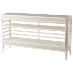White Modern Console Table