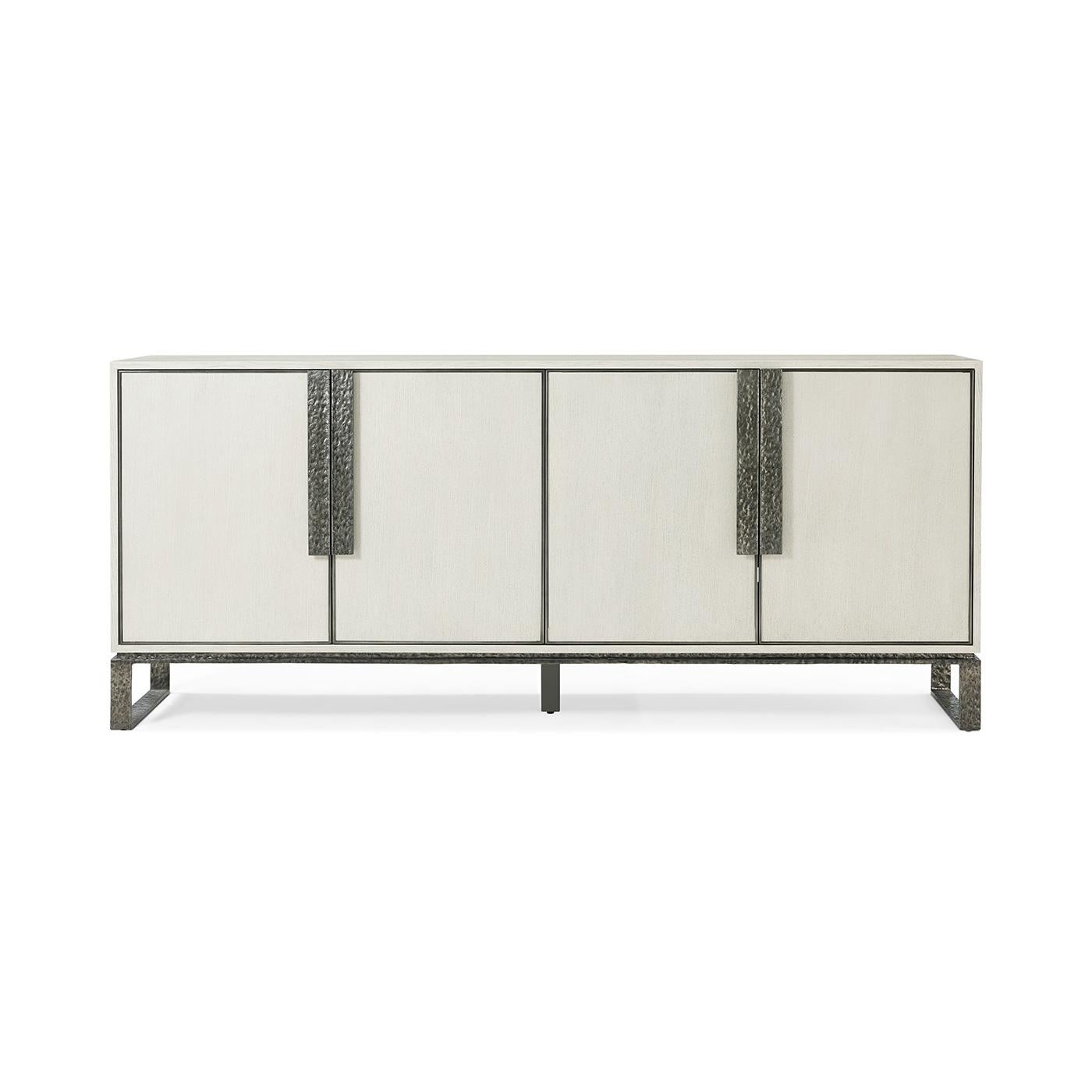 Industriale Armadio multimediale Modern Industry di colore bianco in vendita