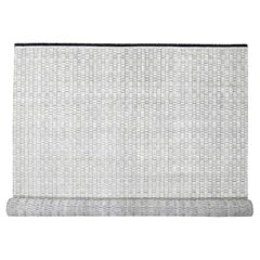 White Modern Roman Tile Design Hand Loomed Wool Oversized Oriental Rug 12'2"x18'