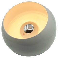 Vintage White Modernist Swivelier Eyeball Portable Lamp