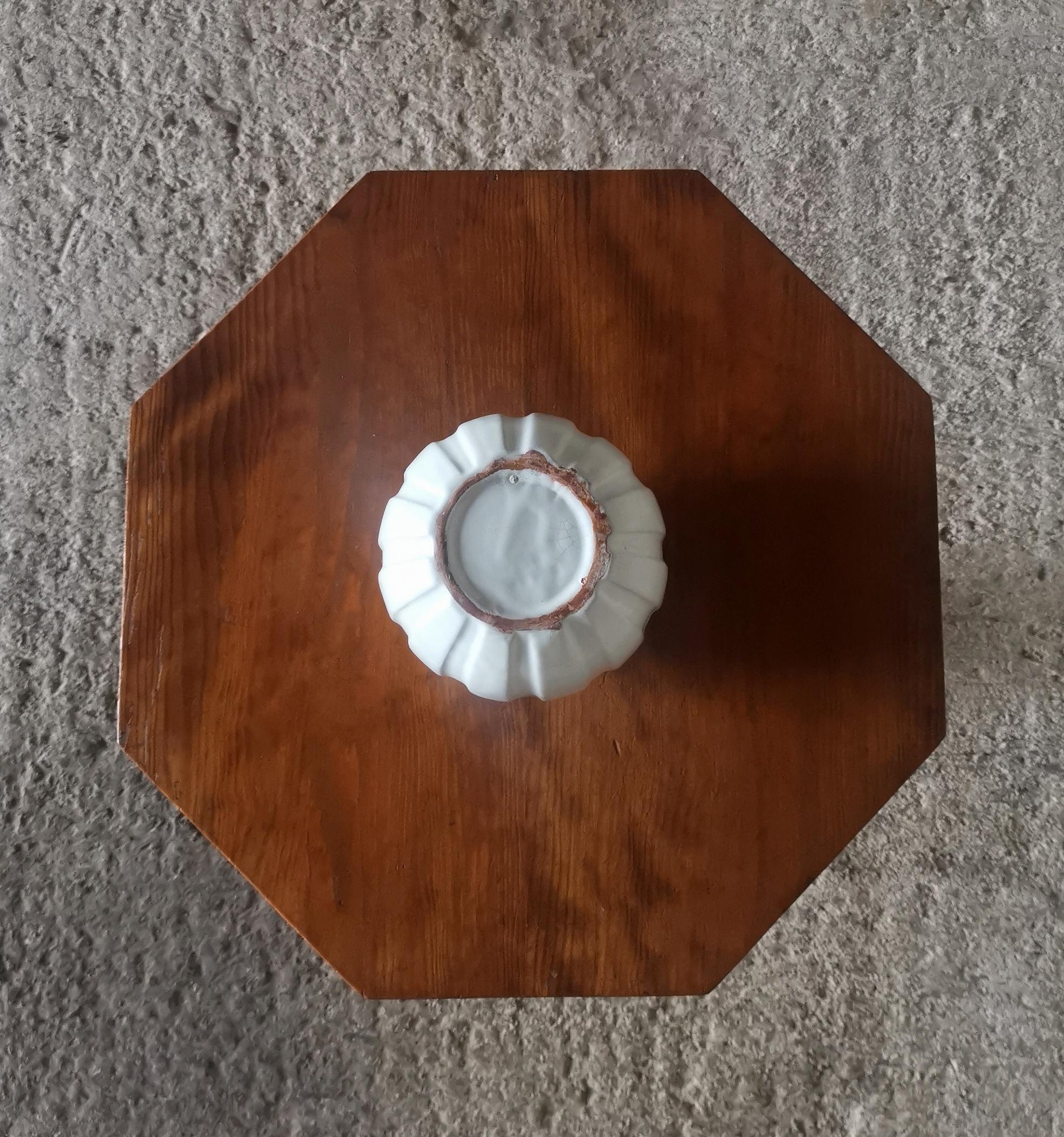 Suédois Vase moderniste Vicke Lindstrand en faïence blanche, par Upsala Ekeby Suède, années 1930 en vente
