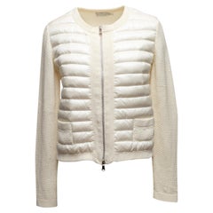 S.S. White, la giacca trapuntata con zip di Moncler, taglia US S.