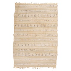 White Moroccan Berber Tapestry or Bedspread
