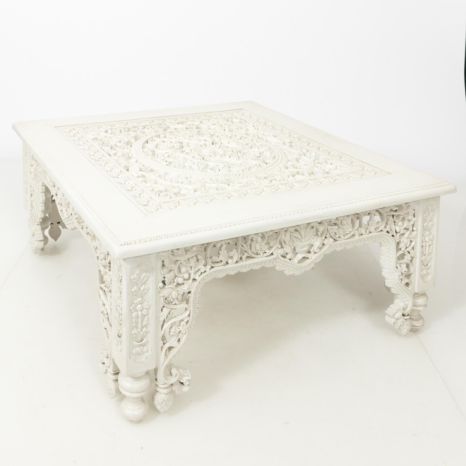 White Moroccan Coffee Table 1