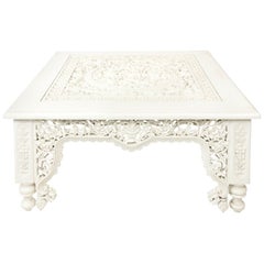 White Moroccan Coffee Table
