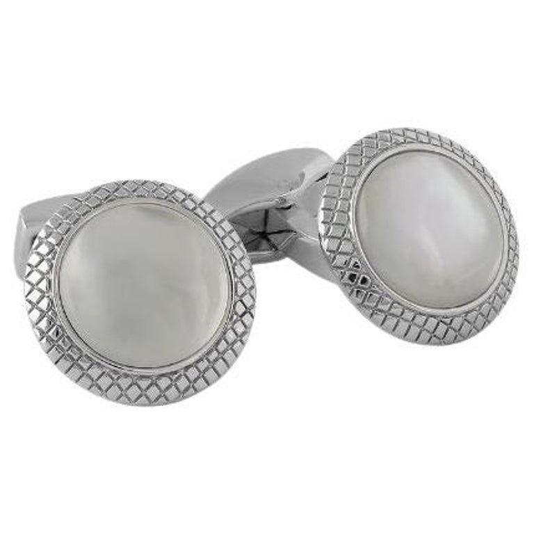 Boutons De Manchette En Nacre - Style Ethnique Aborigène - Occasion - Voir Photos Pour état