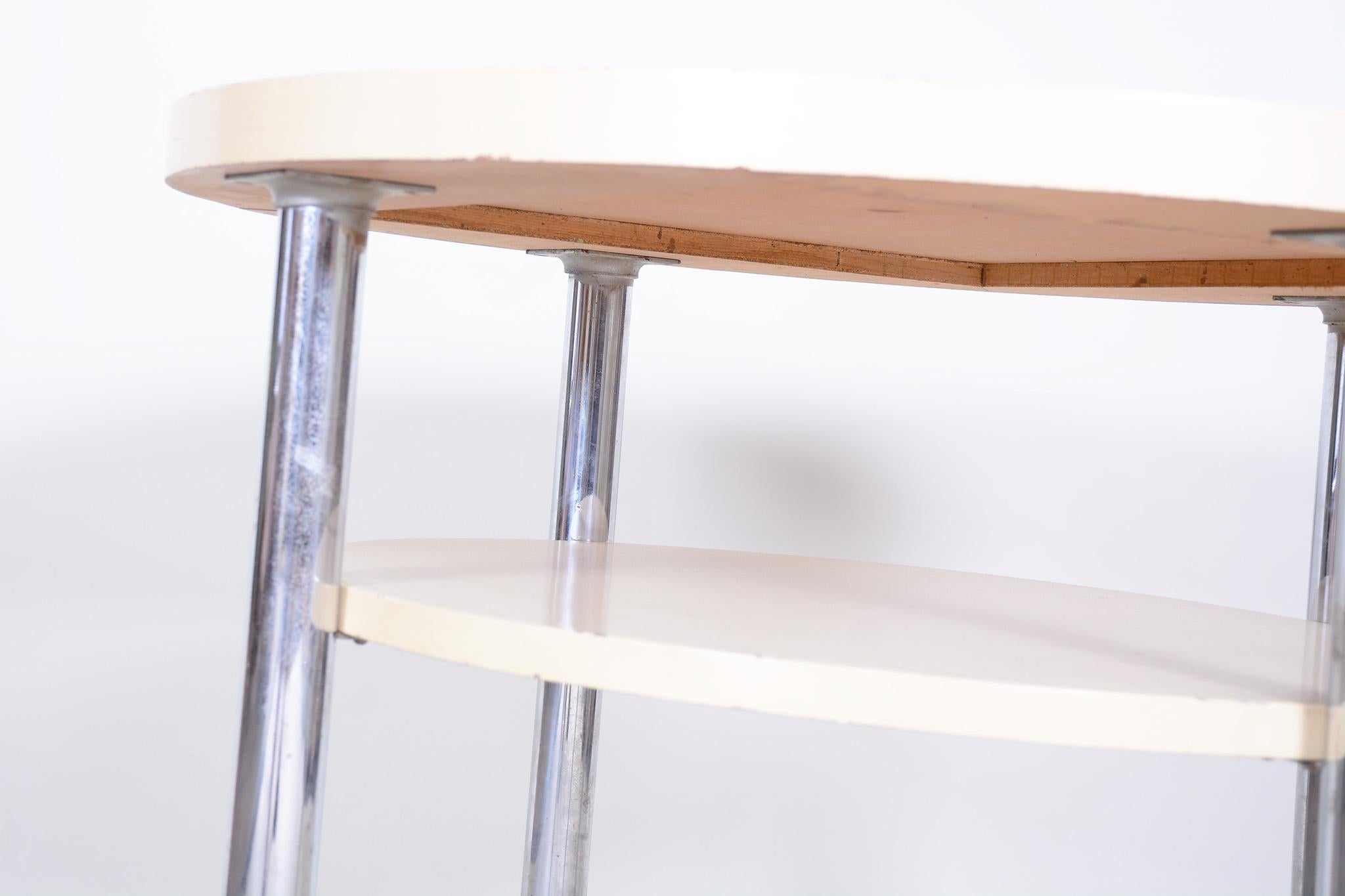 Acier White Mcke, table d'appoint Melder, annes 1930 en vente