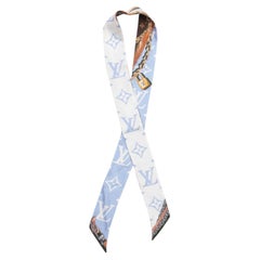 White
Multicolor Louis Vuitton BB Silk Bandeau Scarf