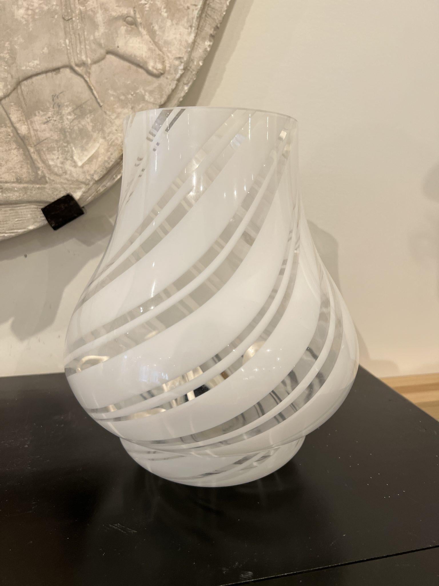 From the famous Murano glass works in Italy. European wiring which would have to be modified for USA.  