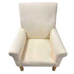 White Muslim Cloth Club Chair W/ Red Cover from Red Corner Movie 1997