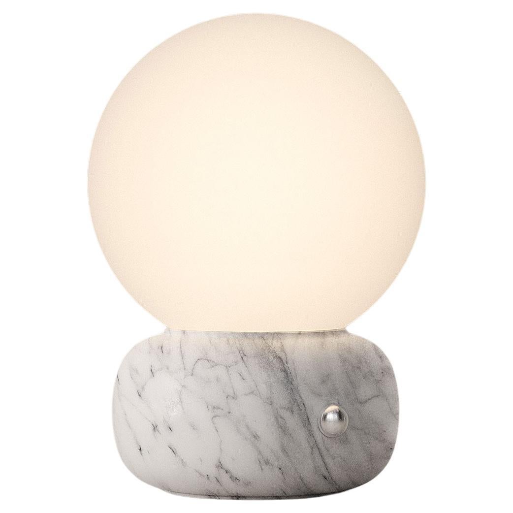 Lampe de bureau Naga blanche en vente