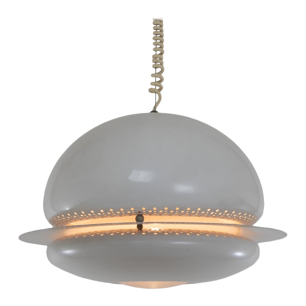 Pendentif Nictea blanc par Afra & Tobia Scarpa pour Flos, 1960s