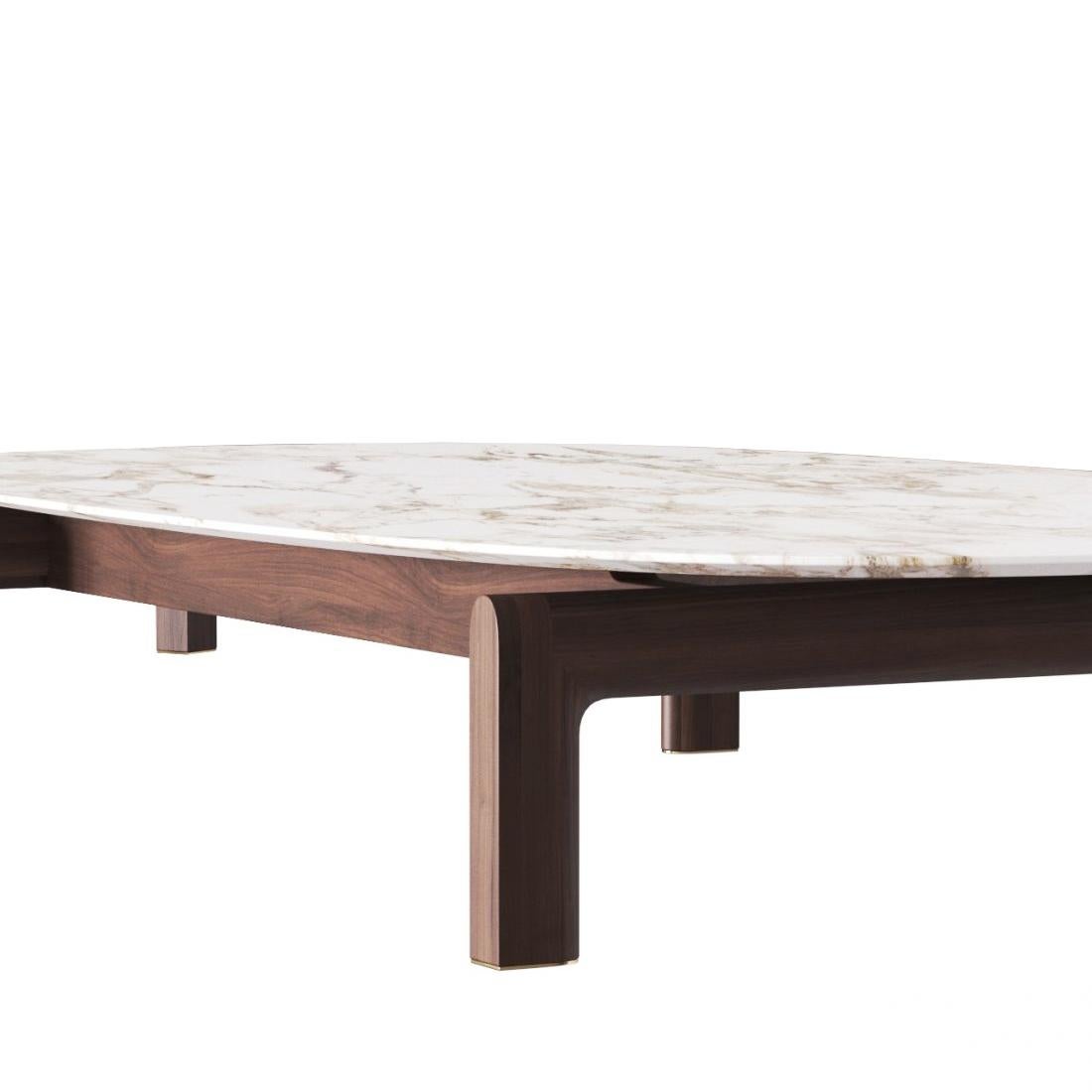 Contemporary White Night Coffee Table For Sale