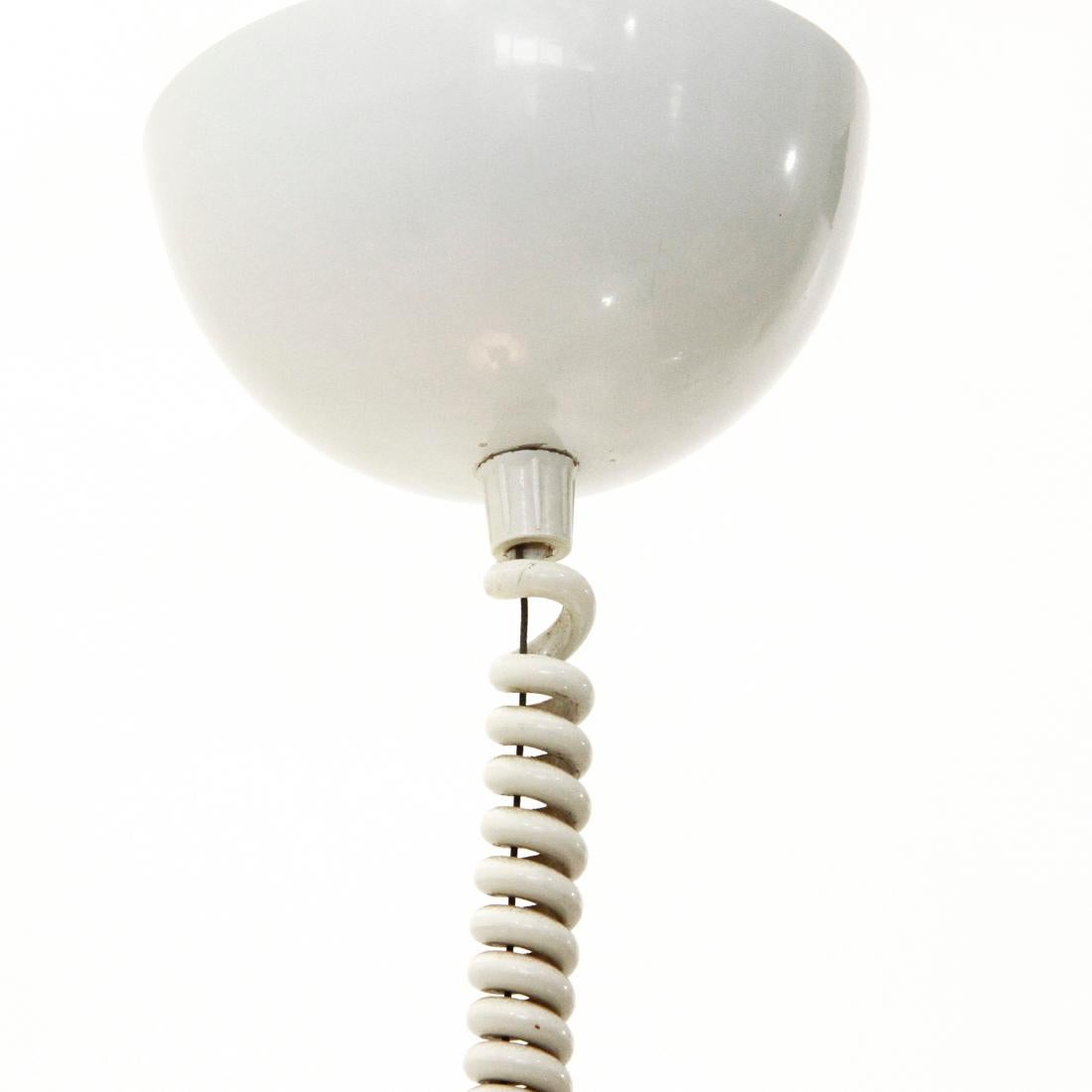 White 'Nigritella' Pendant Lamp by Tobia Scarpa for Flos, 1960s For Sale 3