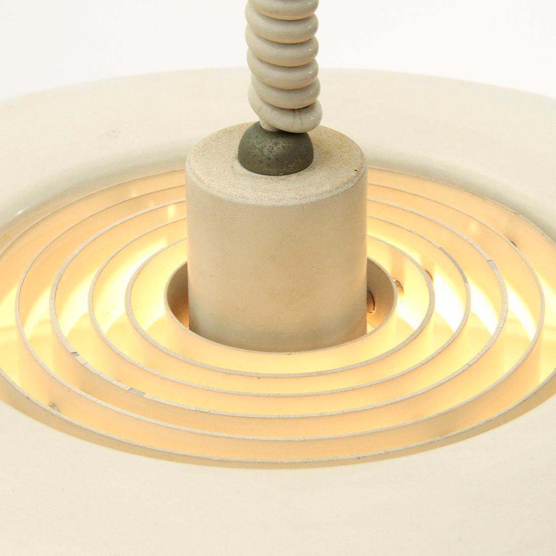 White 'Nigritella' Pendant Lamp by Tobia Scarpa for Flos, 1960s For Sale 1