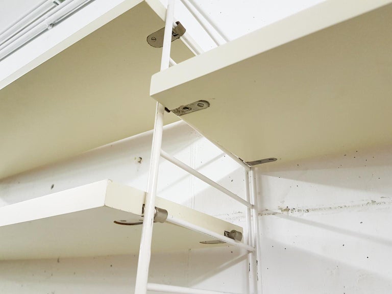 White Nisse Strinning for String Wall System with Desk, Sweden, 1960s ...