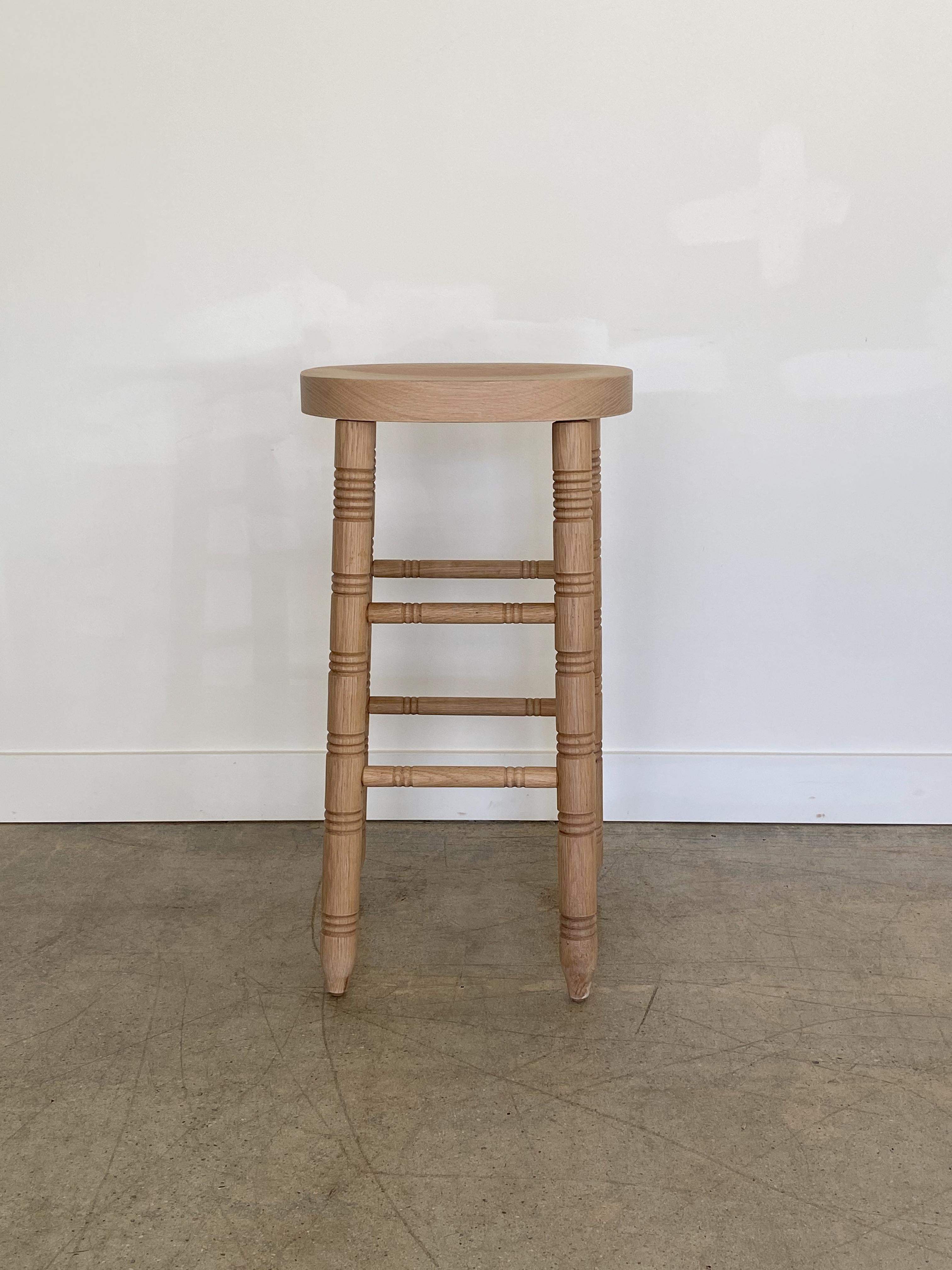 white oak bar stools