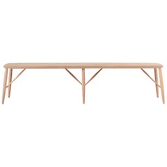 72" White Oak Bench by Coolican & Company
