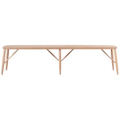 72" White Oak Bench by Coolican & Company