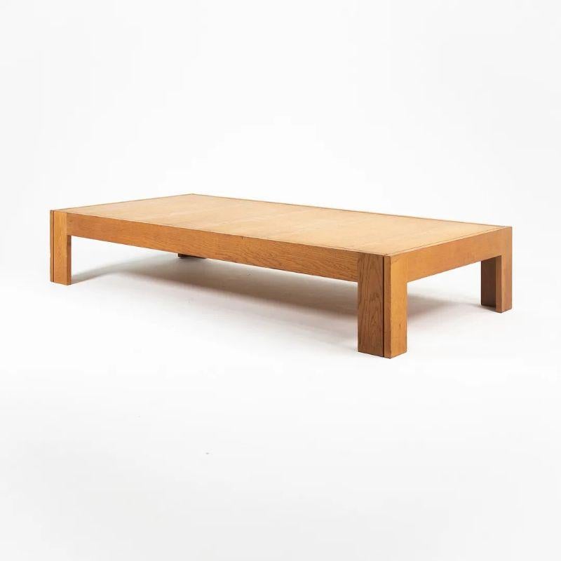 Modern White Oak Coffee Table designed by Tage Poulsen for CI Designs, C. 1975 For Sale