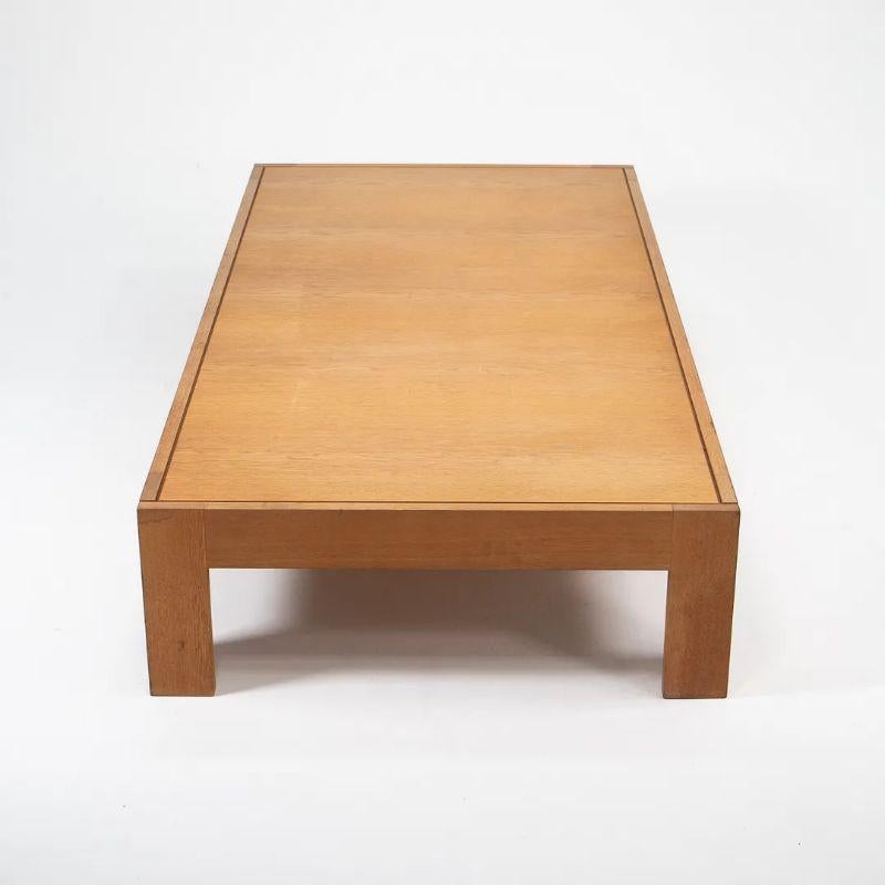 White Oak Coffee Table designed by Tage Poulsen for CI Designs, C. 1975 In Good Condition For Sale In Philadelphia, PA