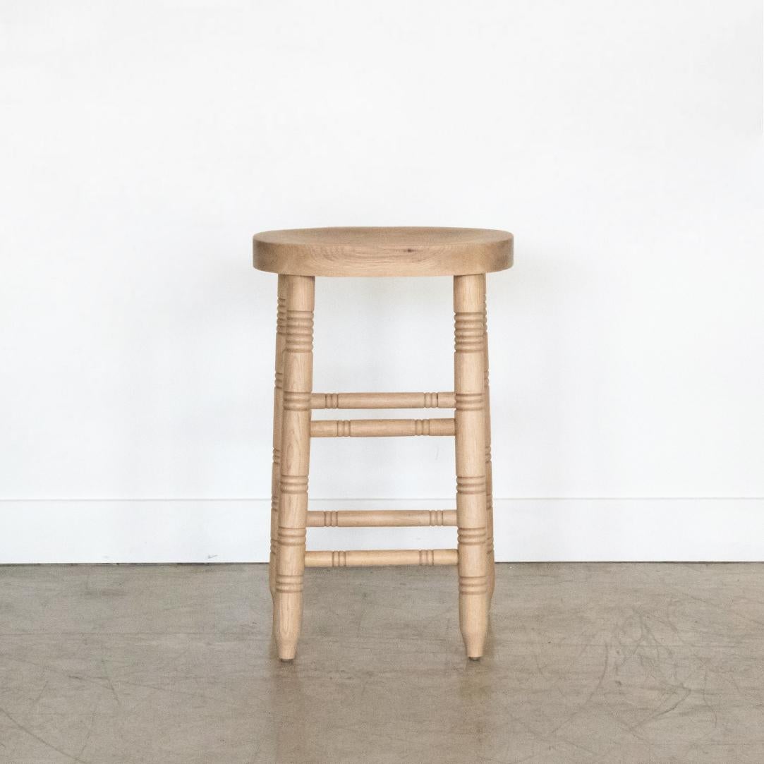 white oak stools