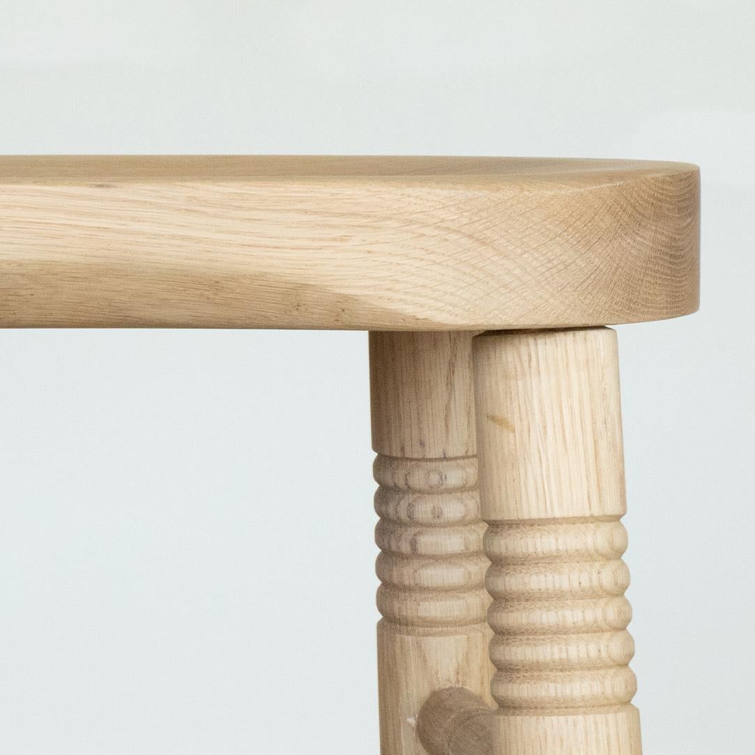 North American Panoplie White Oak Counter Stool For Sale
