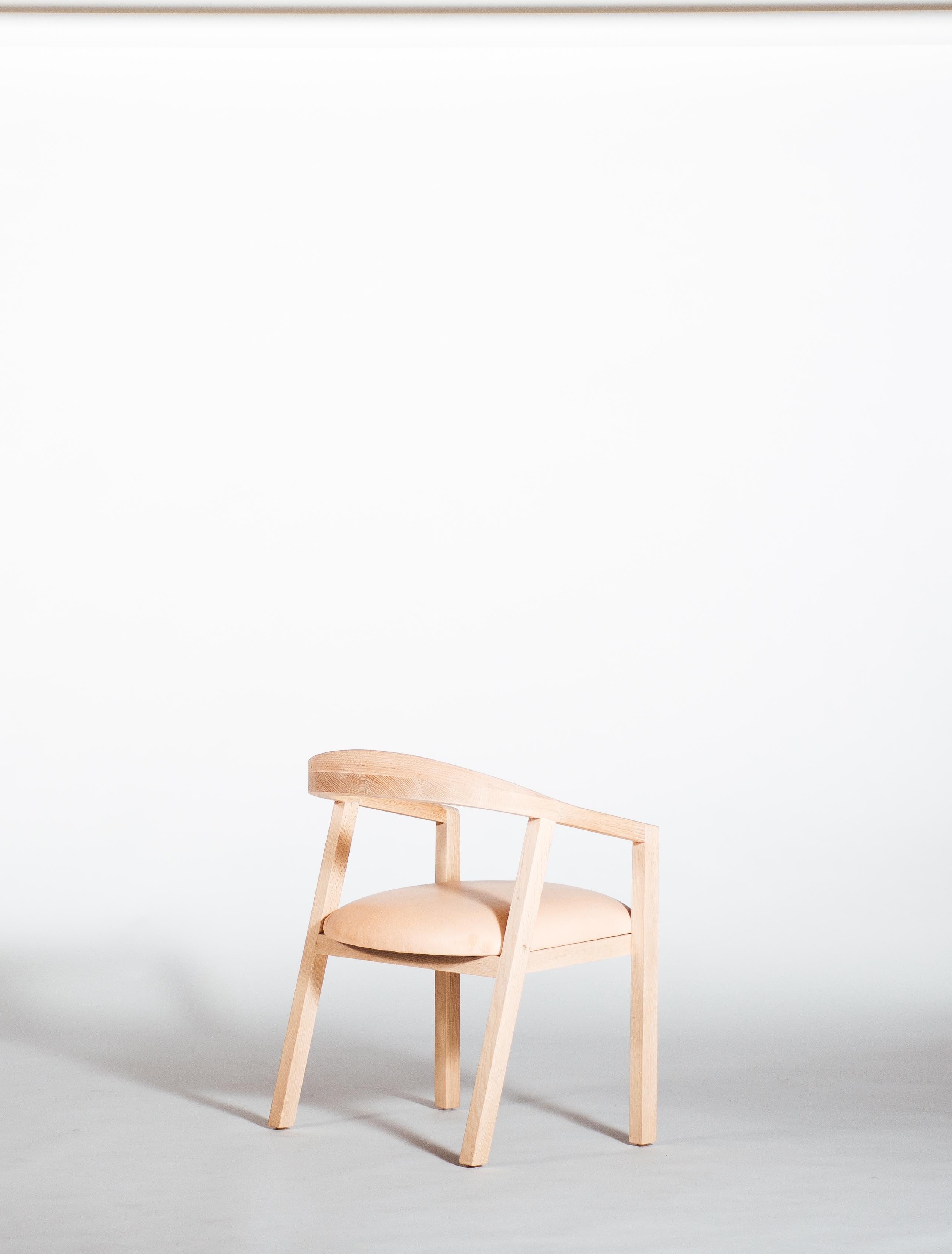 white oak chair