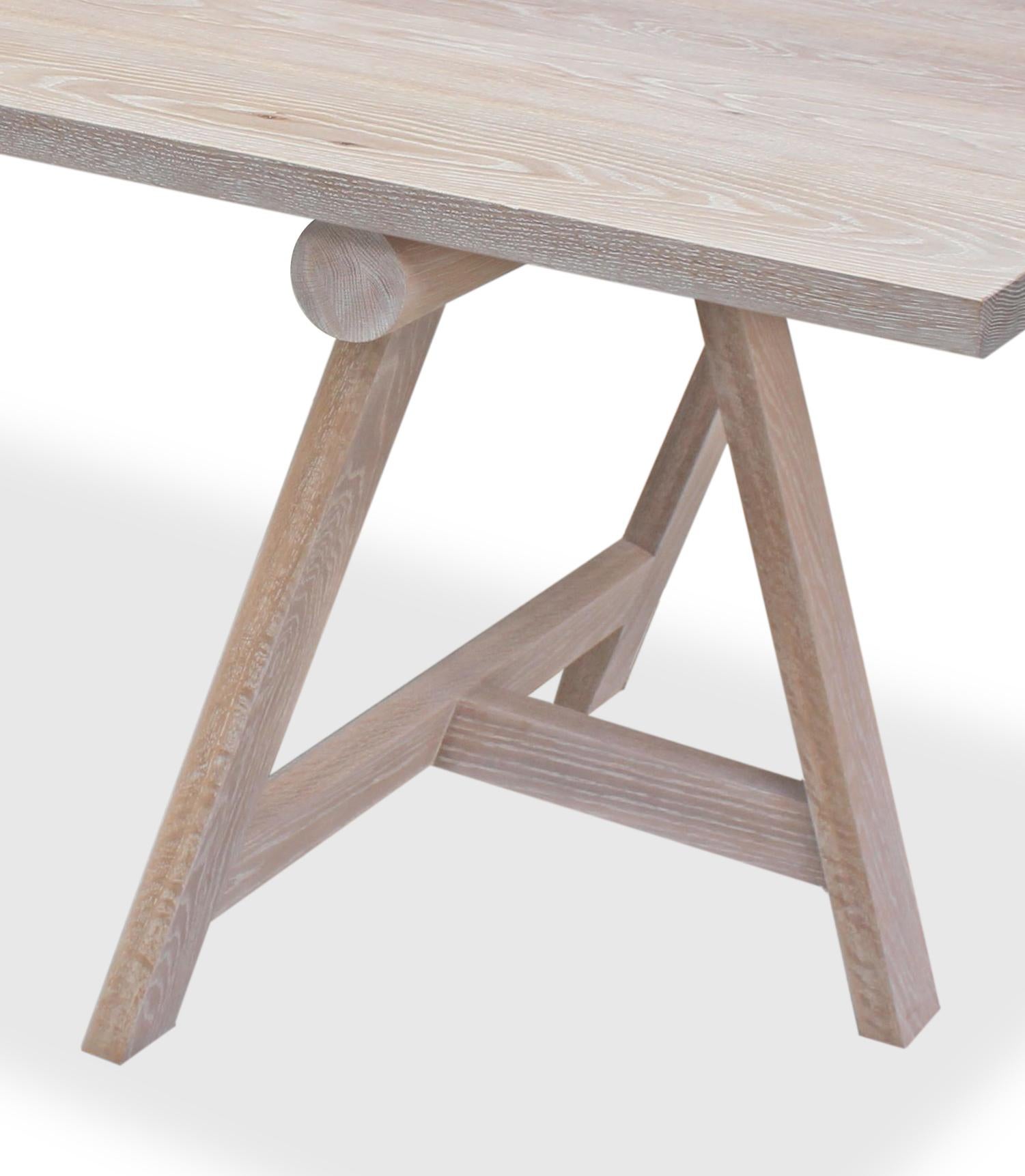 American White Oak Dining Table by Mark Jupiter For Sale
