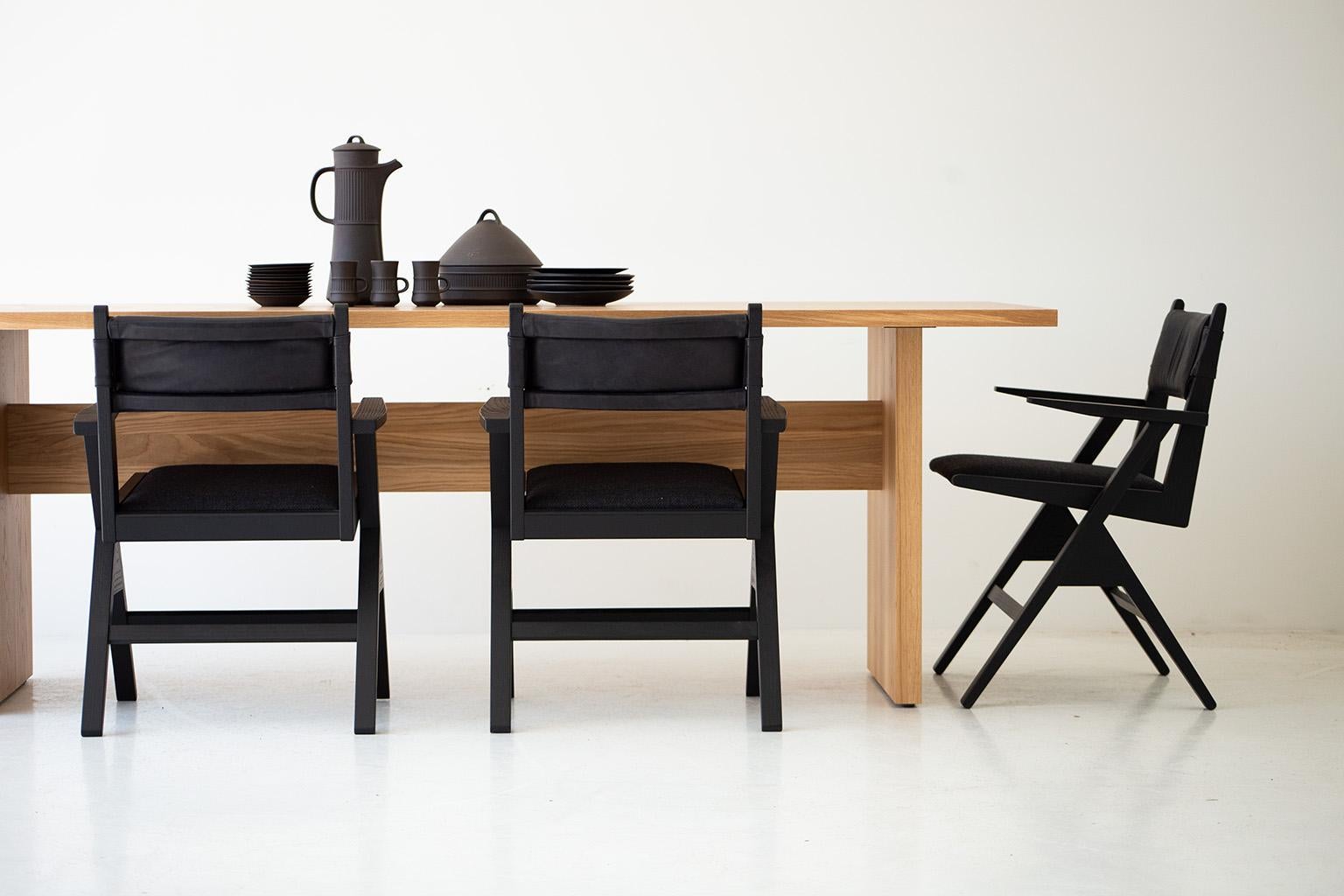 Contemporary White Oak Dining Table, The Toko For Sale