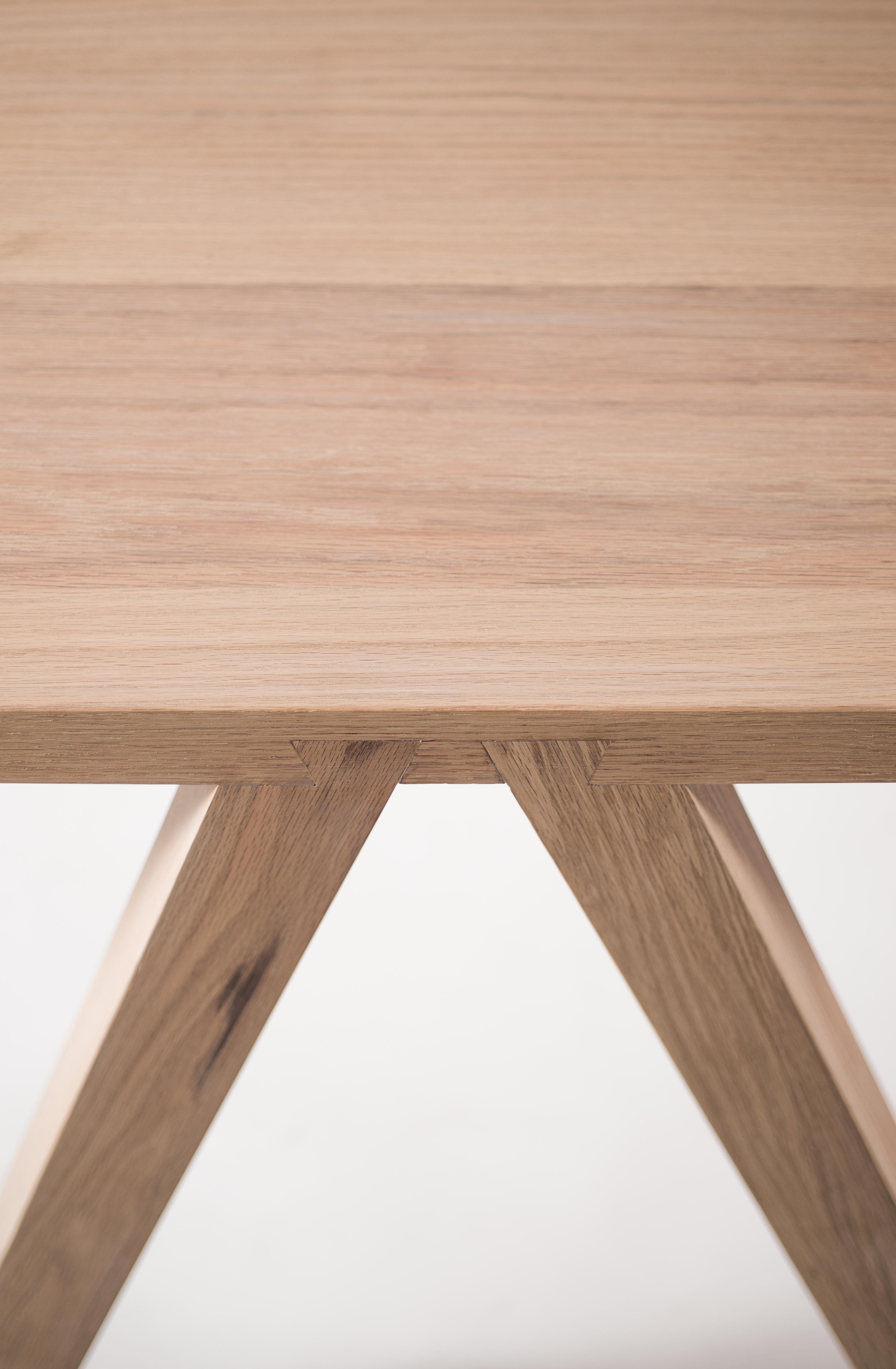 American White Oak Dining Table Two Top GH For Sale