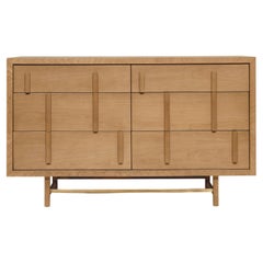 Cassettiera Evans in Oak Oak bianco di Lynnea Jean