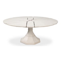 White Oak Expanding Dining Table - 85 1/2"