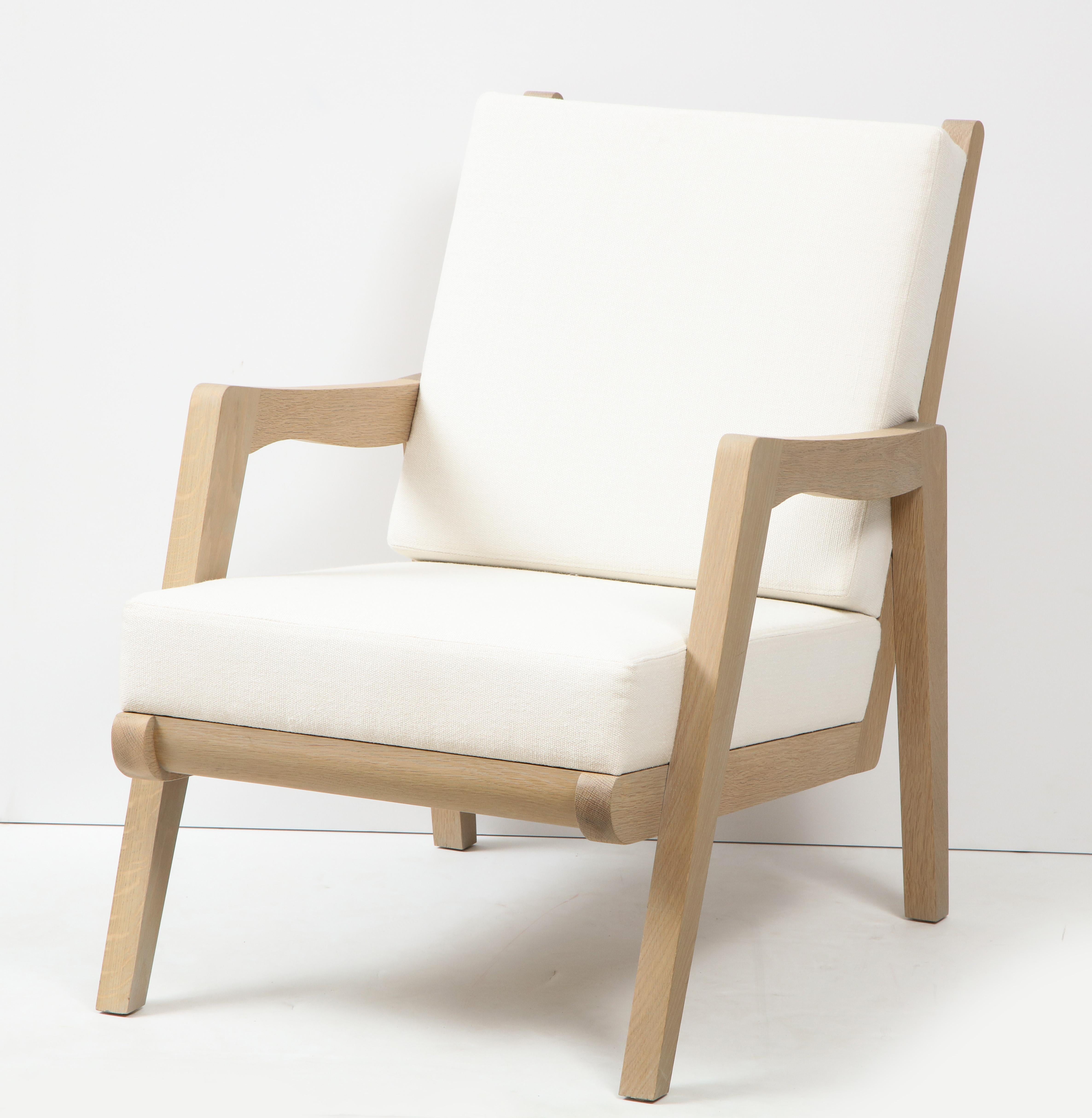 oak lounge chair