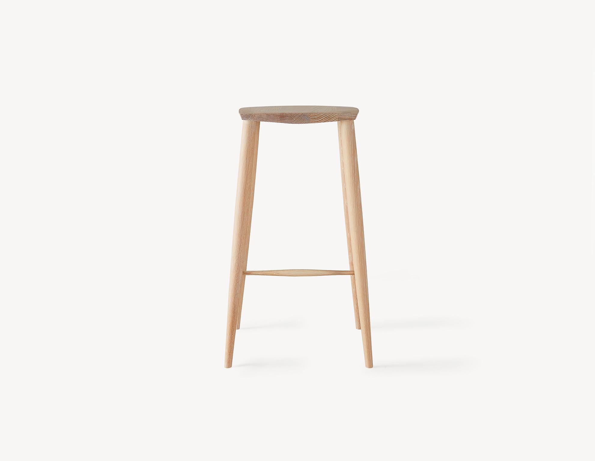 black minimalist bar stools