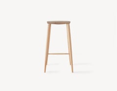 Minimalist Counter Stool in Solid White Oak by Coolican & Company