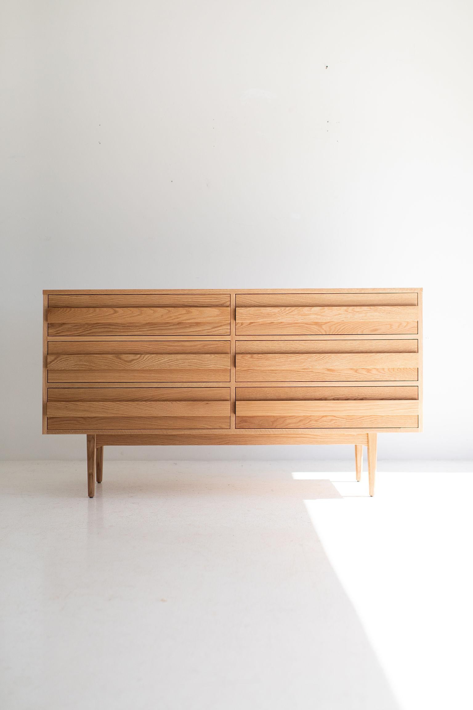 White Oak Modern Dresser For Sale 6