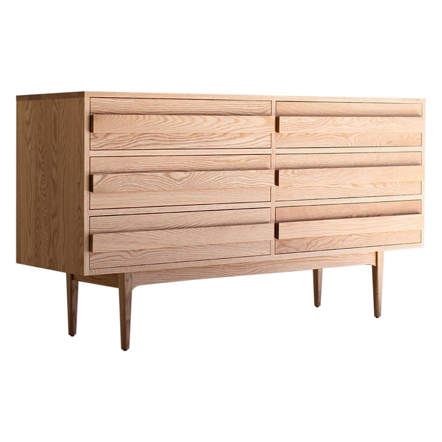 White Oak Modern Dresser For Sale