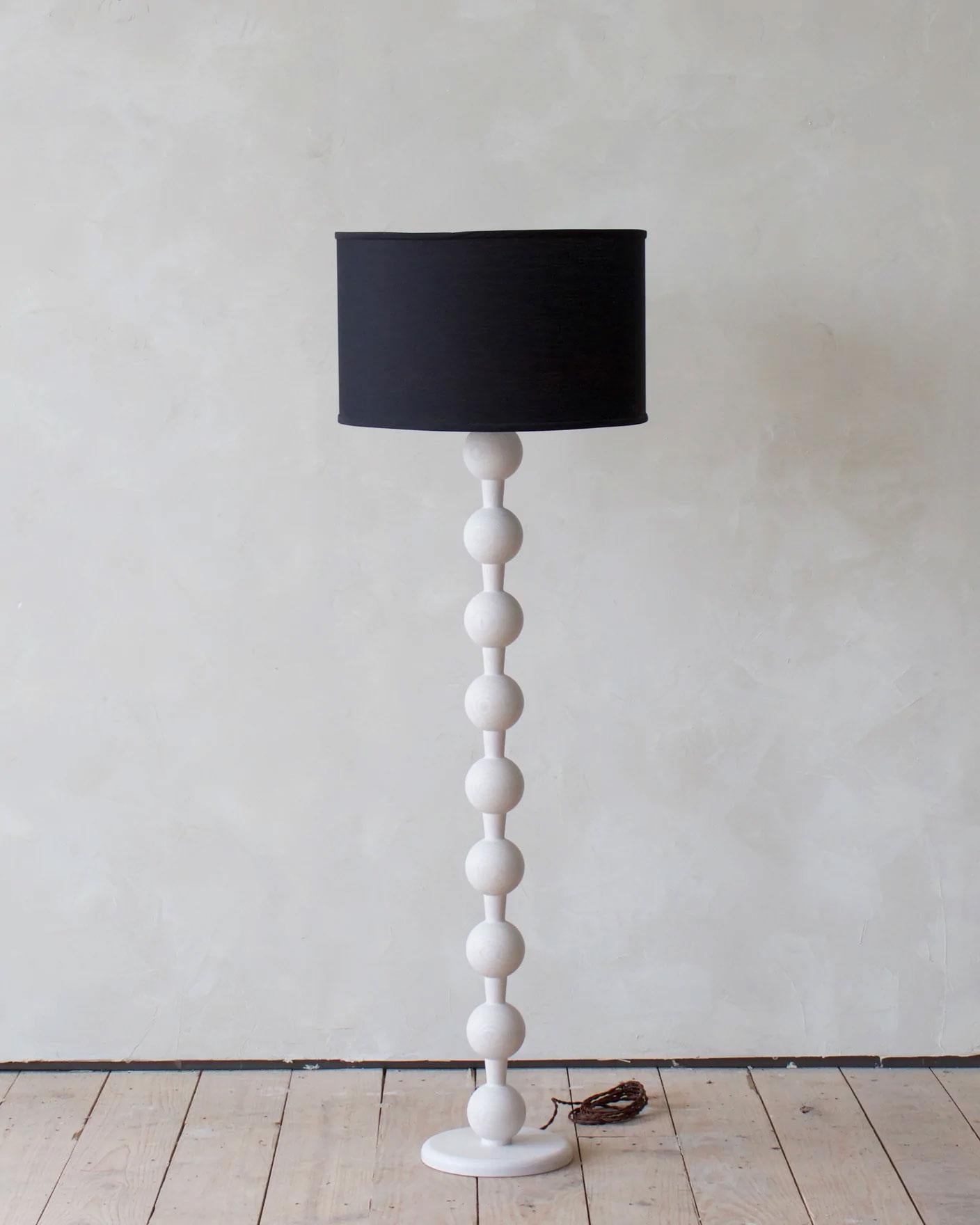 white oak floor lamp